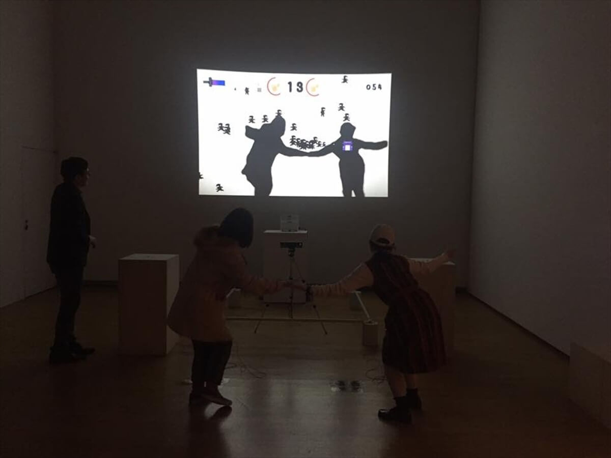 展示されていたインタラクティブアートおよびエンターテインメント部門の作品②