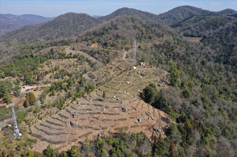 荒川化学工業様の記念事業を撮影したドローン空撮写真5