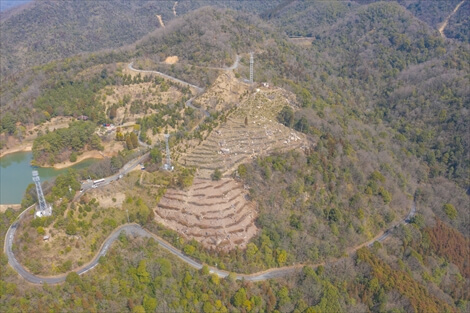 荒川化学工業様の社内行事を撮影したドローン空撮写真1